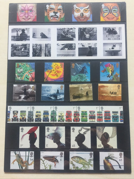GB Great Britain 2001 Royal Mail Stamp Collectors Pack. Includes Years Issues.