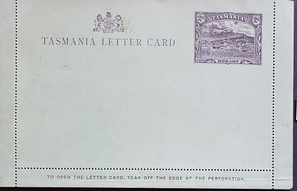 Tasmania Australian States 2d Scenic Letter Card River Derwent New Norfolk M,