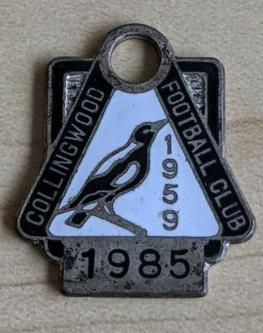 VFL 1959 Collingwood Football Club Membership Badge Member 1985