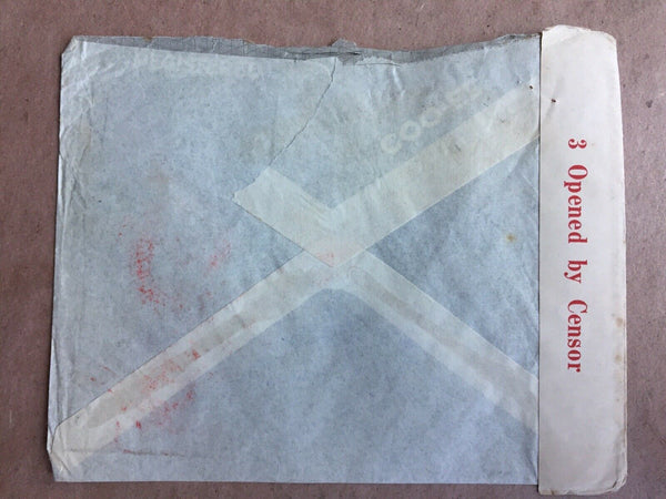 Australia - Federated Malay States Wool Advertising cover Opened By Censor RTS