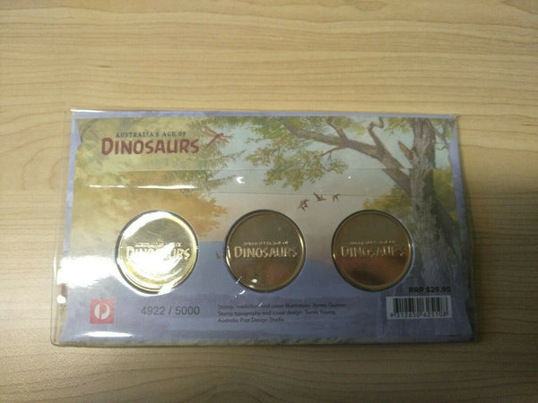 2013 Australian Age of Dinosaurs 3 Medallion Set Limited Edition No. 4922/5000