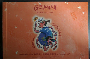 Australia Zodiac Gemini Prestige Stamp Booklet PB147 stars constellations