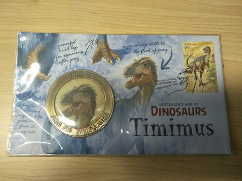 2013 Australian Age of Dinosaurs Timimus Medallion Limited Edition No. 1247/5000