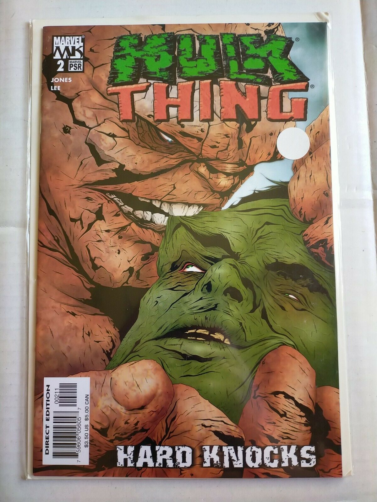 Marvel 2004 Hulk & Thing Hard Knocks Comic #2