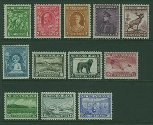 Newfoundland SG 209/20 Set of 12 MUH Stamps