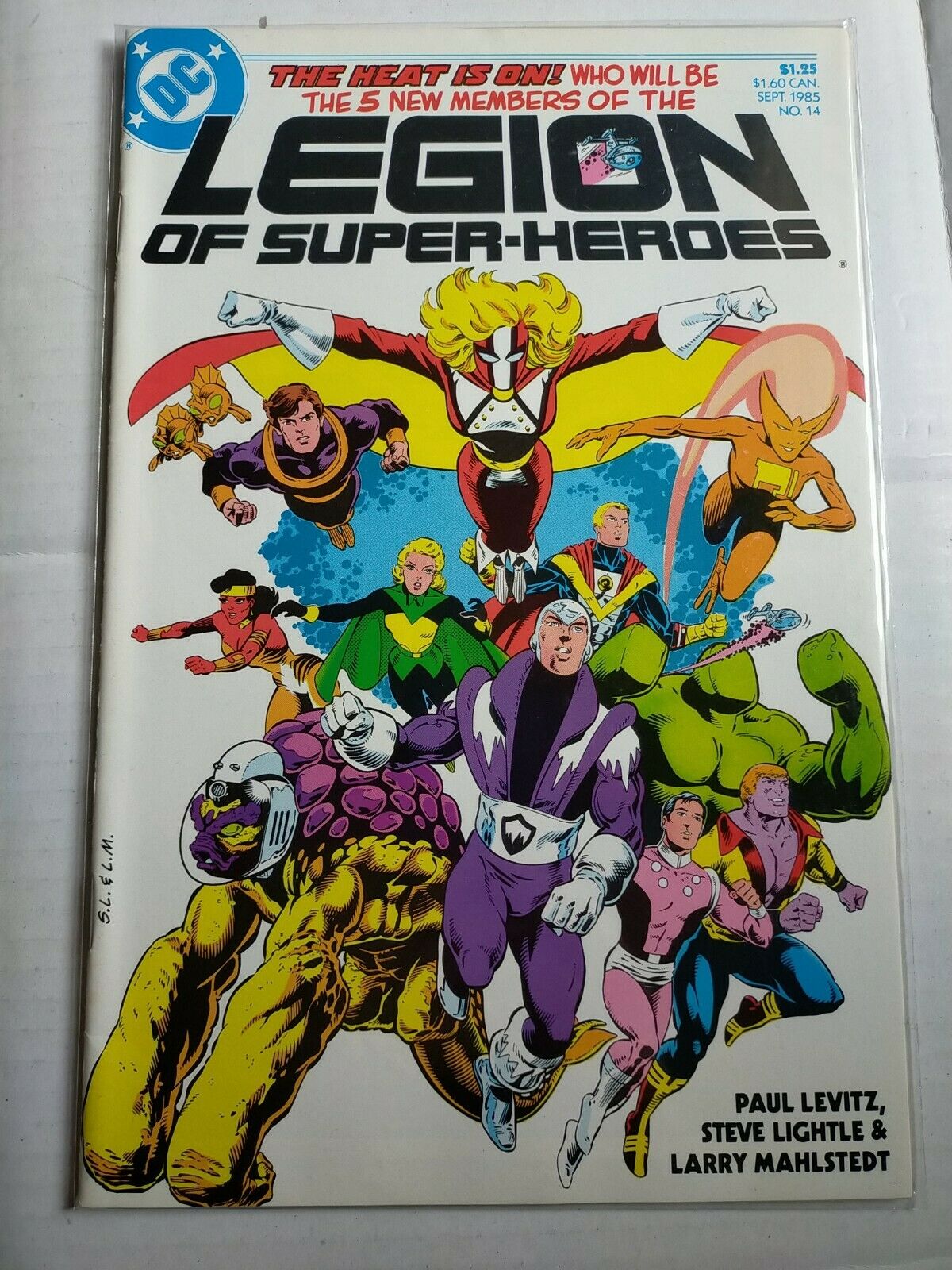 DC 1985 September #14 Legion of Superheroes Comic