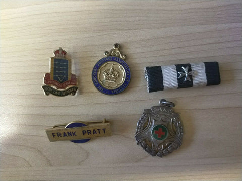 St John's Ambulance Life Member related items Frank Pratt