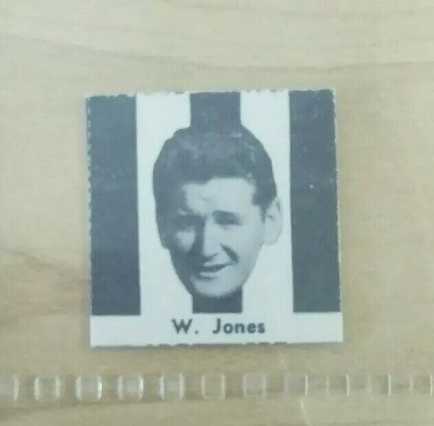 VFL 1956 Argus Newspaper Fireside Footballers Collingwood W Jones Football Card