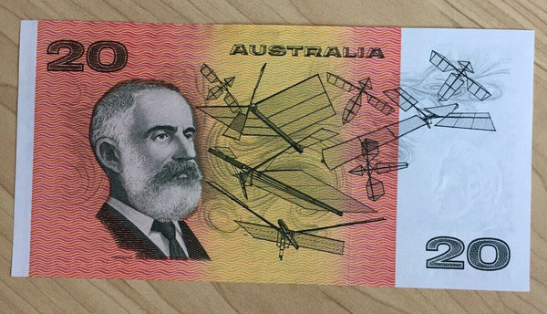 Australia R409a $20 Johnston/Fraser OCRB serial No. Banknote