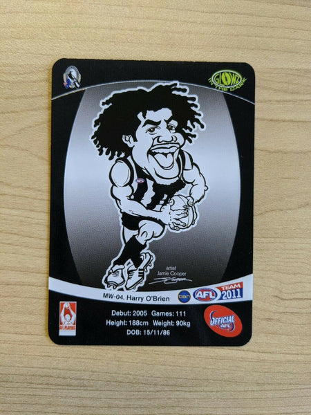 2011 Teamcoach Magic Wildcard Printing Error Harry O'Brien Magpies