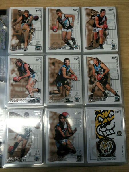 2002 AFL Select Exclusive Complete Base Set