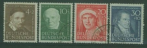 West Germany SG 1069/72 1951 Humanitarian Relief Fund Fine Used