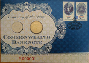 2013 Centenary of The First Commonwealth Banknote PNC