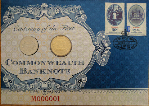 2013 Centenary of The First Commonwealth Banknote PNC