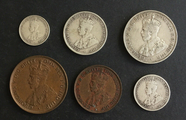 Australia 1936 Pre Decimal 6 Coin Set IDEAL BIRTHDAY GIFT