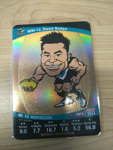 2011 Teamcoach Magic Wildcard David Rodan Port Adelaide MW-12