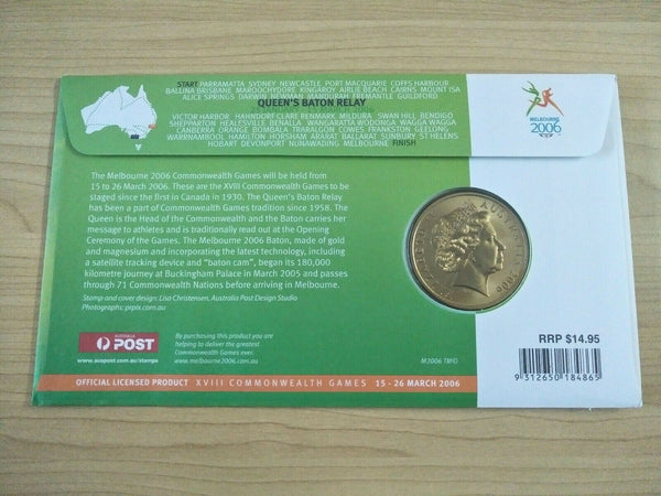 2006 $5 Australian Queen's Baton Relay PNC 1st Day Issue