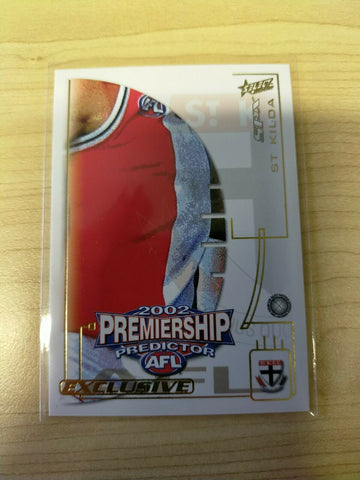 2002 Select SPX Premiership Predictor St Kilda PC13