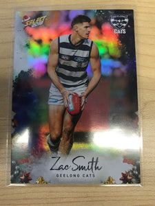 AFL 2018 Select Christmas Holofoil Card X83 - Geelong Cats, Zac Smith