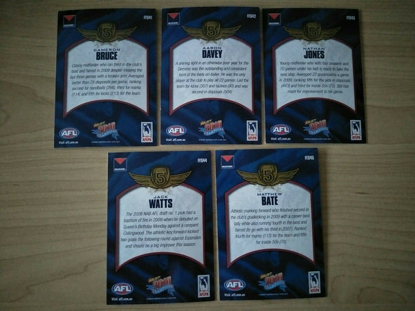 2010 Select Champions Gold Force Signature Team Set Of 5 Cards Melbourne