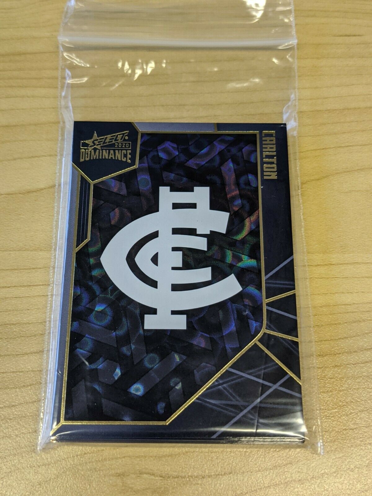 2020 AFL Select DOMINANCE HOLOGRAPHIC PARALLEL TEAM SET Carlton Blues