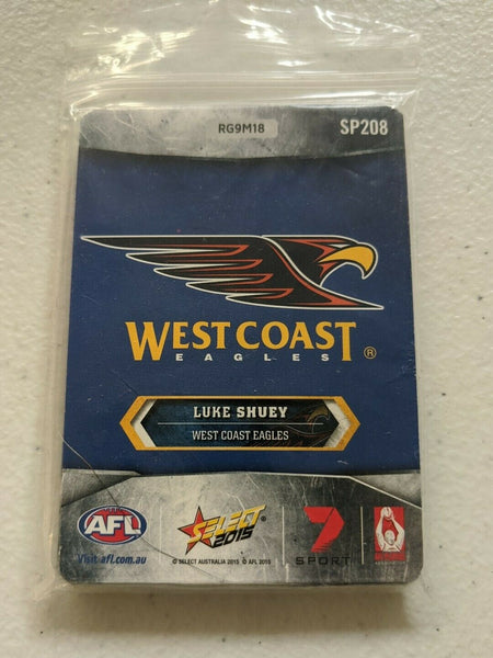 2015 Select Champions Trading Card Silver Parallel Team Set West Coast Eagles