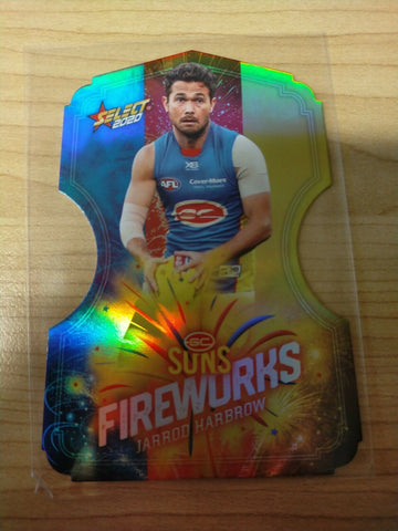 2020 Select Footy Stars Fireworks Jarrod Harbrow GC Suns No. 039/210