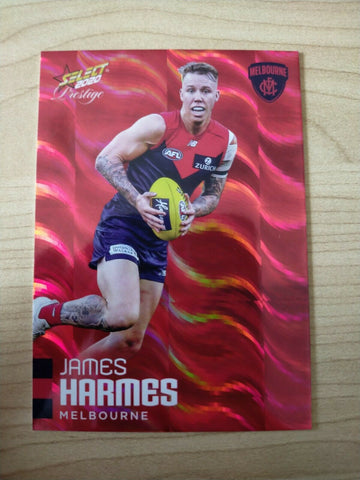 2020 Select Prestige Red Parallel James Harmes Melbourne No. 077/170