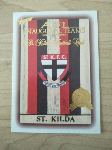 1996 Select Hall Of Fame Inaugural Teams Card St Kilda Football Club