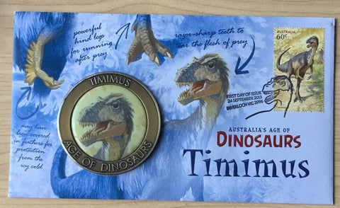 2013 Australian  Dinosaurs Medallion PNC 1st Day Issue