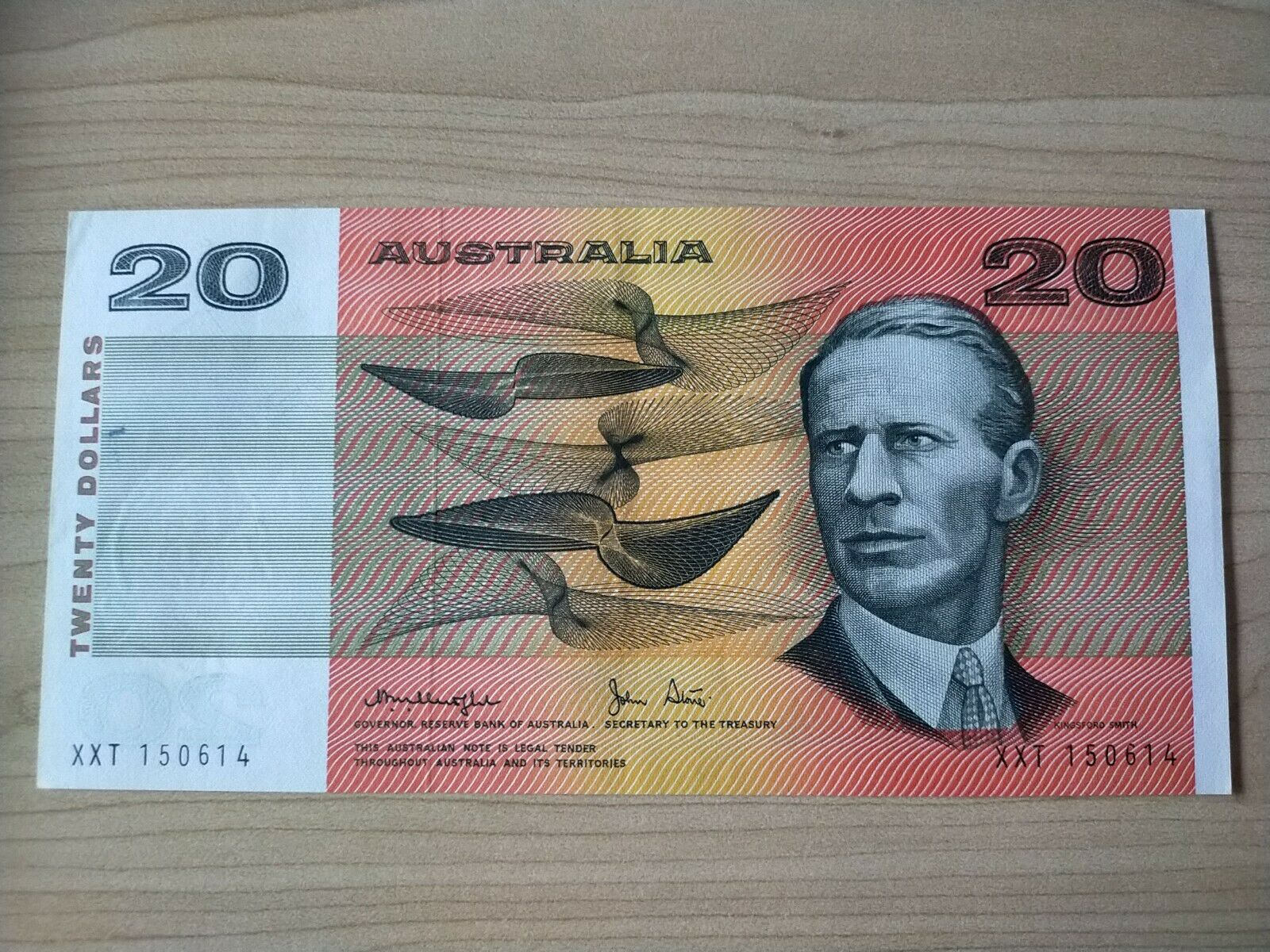 Australia $20 R407a Gothic Knight Stone CFU Banknote