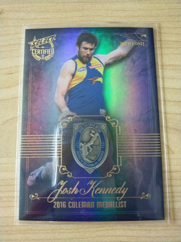 2017 Select Certified Series Medal Winners Josh Kennedy Coleman Medallist