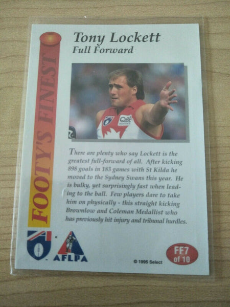 1995 Select Footy's Finest Tony Lockett Sydney Swans