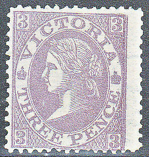 Victoria Australian States SG 118 3d lilac (watermarked "8"error) Mint