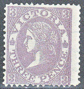 Victoria Australian States SG 118 3d lilac (watermarked "8"error) Mint