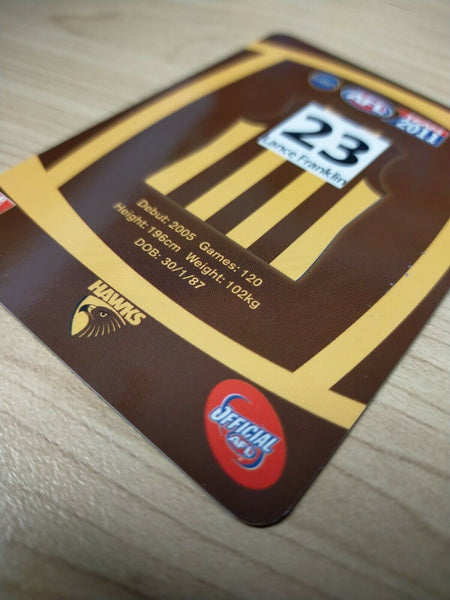 2011 Teamcoach Prize Cards Team Set ERROR CARDS NOT EMBOSSED Hawthorn