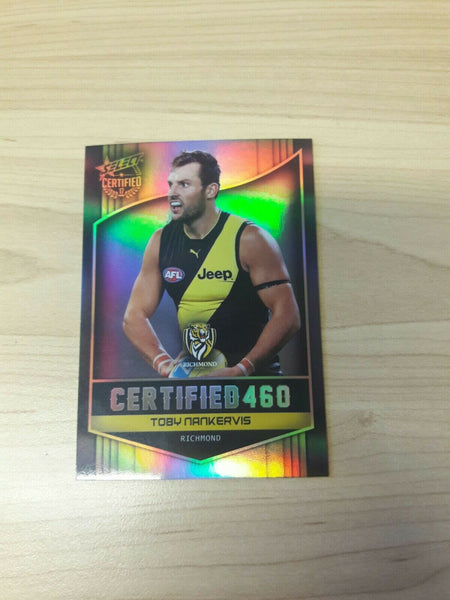 2017 Select Certified 460 Toby Nankervis Richmond LOW NUMBER No.10/460