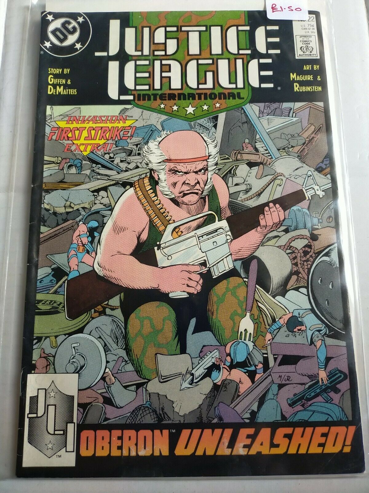 DC 1988 #22 Justice League International Comic