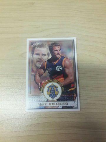 2004 Herald Sun Brownlow Medallist Mark Riccuto Adelaide Crows
