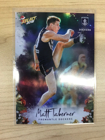 AFL 2018 Select Christmas Holofoil Card X71 - Fremantle, Matt Taberner