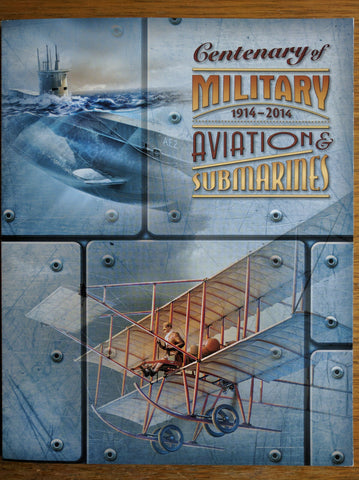 Australia Centenary of Military Aviation planes and Submarines Stamp Pack