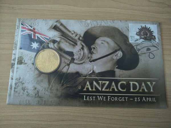 2012 Australian $1 ANZAC Day PNC 1st Day Issue