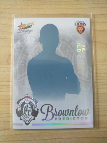 2020 Select Prestige Platinum Brownlow Predictor Brisbane Wild Card No. 032/60