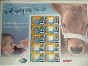 Australia Post Souvenir Sheet 125th Anniversary Royal National Association QLD