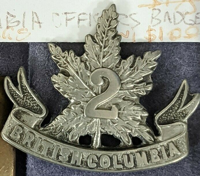 2nd British Columbia Military Regiment Badge