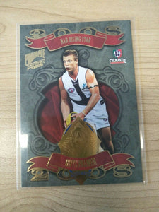 2009 Select Pinnacle Rhys Palmer Fremantle Rising Star Medal Card