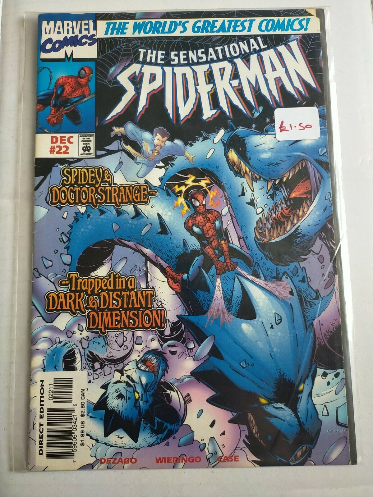 Marvel 1997 December #22 The Sensational Spider-Man Comic