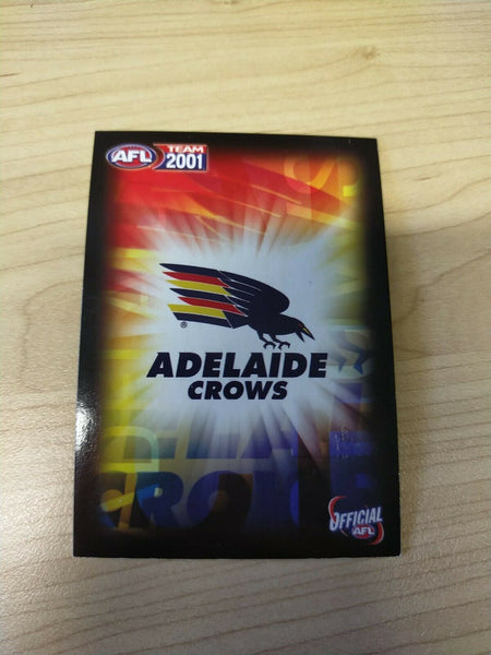 2001 Teamcoach Gold Prize Card Adelaide 203 Nigel Smart