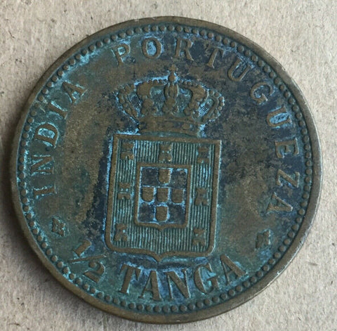 Portuguese India Half Tanga 1903