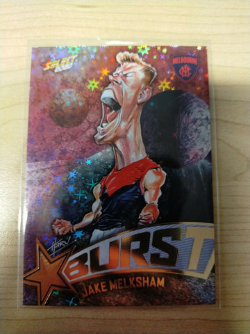 2020 Select Footy Stars Galactic Starburst Melbourne Jake Melksham No.108/210